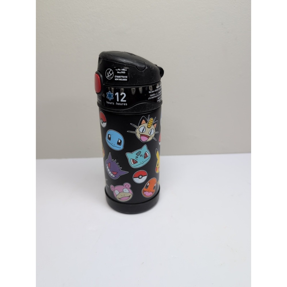 Pokémon Print THERMOS Kids 12oz‎ FUNtainer Drink Bottle Sports Water Bottle Cup